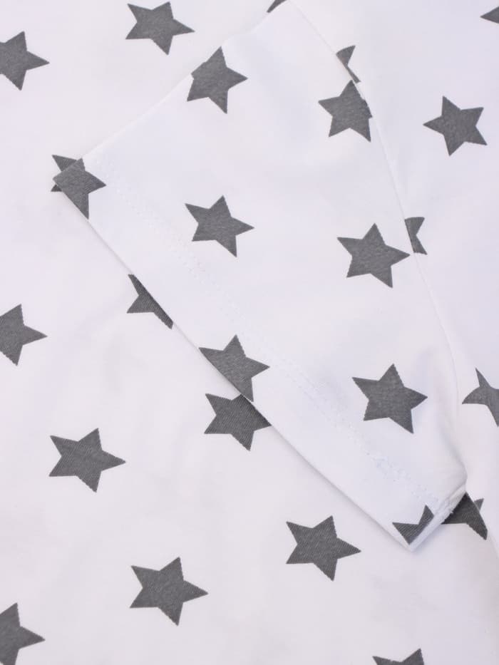 Пижама женская (футболка, шорты) KAFTAN Star, размер 40-42, серая