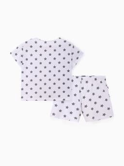 Пижама женская (футболка, шорты) KAFTAN Star, размер 44-46, серая