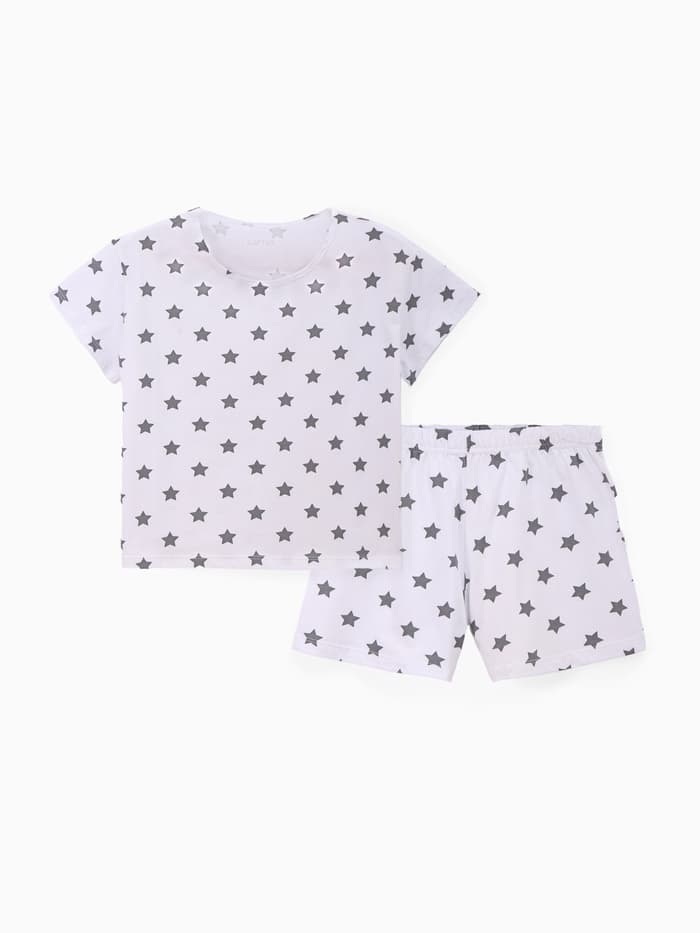 Пижама женская (футболка, шорты) KAFTAN Star, размер 48-50, серая