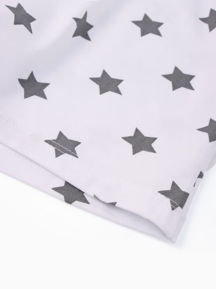 Пижама женская (футболка, шорты) KAFTAN Star, размер 48-50, серая