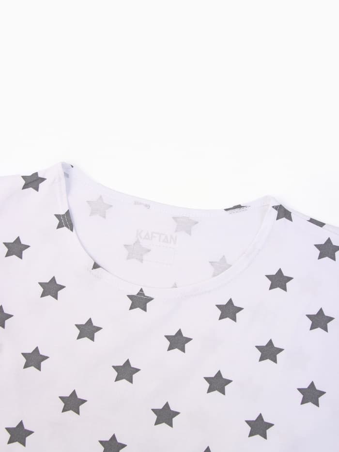 Пижама женская (футболка, шорты) KAFTAN Star, размер 48-50, серая