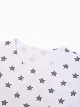 Пижама женская (футболка, шорты) KAFTAN Star, размер 48-50, серая