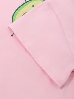 Пижама женская (футболка, брюки) KAFTAN Avocado, размер 44-46, розовая