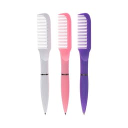 Ручка-прикол Calligrata «Расчёска», поворотная, синий стержень, шариковая, МИКС