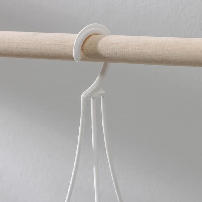 Кашпо для цветов подвесное «Грация», 4.5 л, пластик, белое