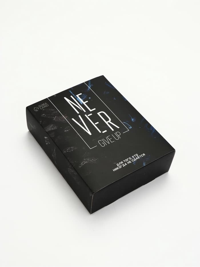 Подарочный набор туристический Never give up, термос 500 мл, кружка 3 шт.