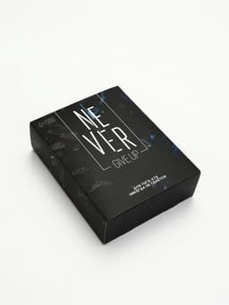 Подарочный набор туристический Never give up, термос 500 мл, кружка 3 шт.