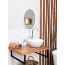 Зеркало для ванной комнаты Sonata, пластик, белое