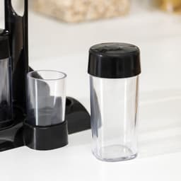 Набор для специй пластиковый BEROSSI «Рондо. Презент», 3 шт., на подставке с салфетницей, чёрный