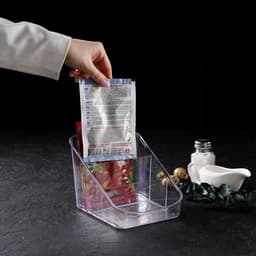 Органайзер для специй Alt, 15.8×14.9×13.2 см, пластик, прозрачный