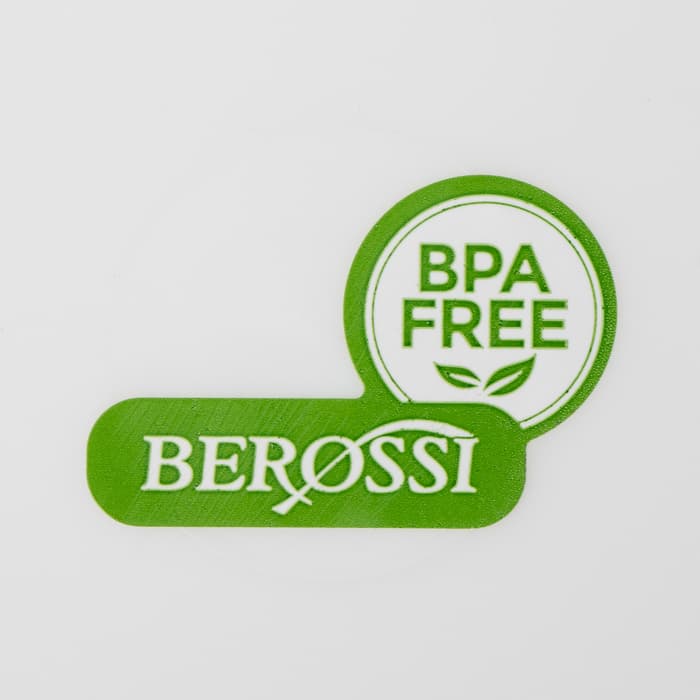 Поднос с ручками BEROSSI «Рондо», пластик, 42.2×28.2×5.2 см, белый