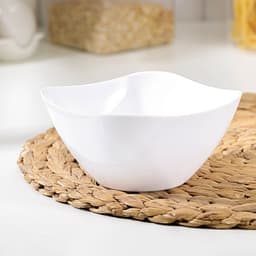 Салатник BEROSSI «Рондо», 500 мл, d=12.5 см, пластик, белый