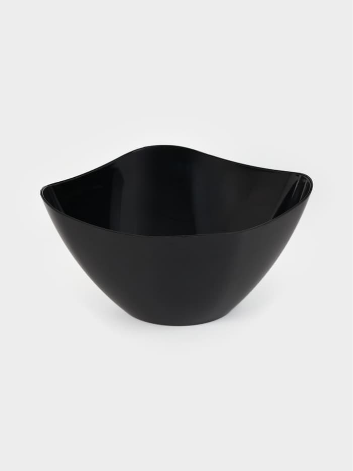 Салатник пластиковый BEROSSI «Рондо», 1 л, чёрный