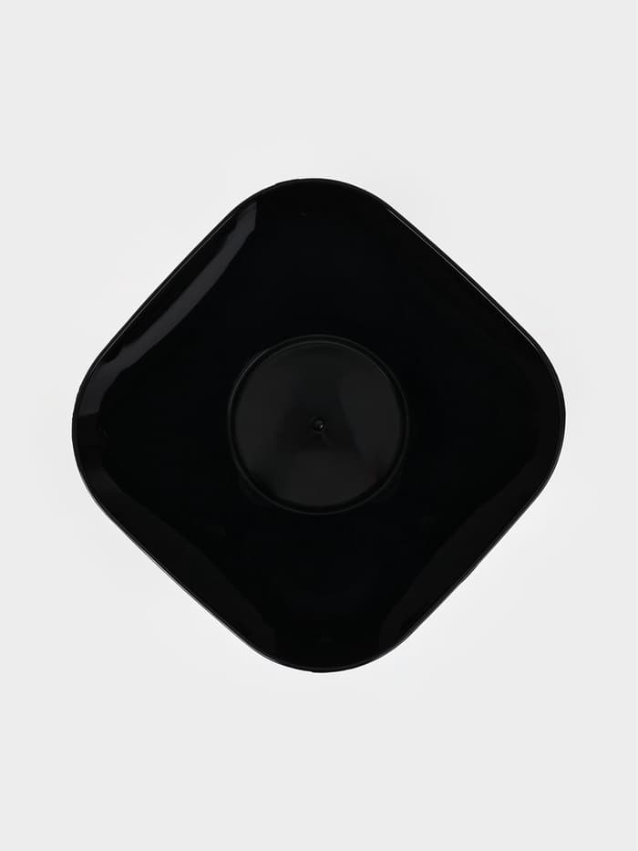 Салатник пластиковый BEROSSI «Рондо», 1 л, чёрный