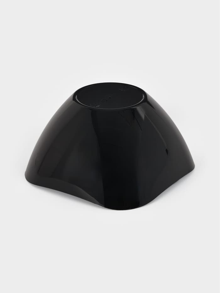 Салатник пластиковый BEROSSI «Рондо», 1 л, чёрный