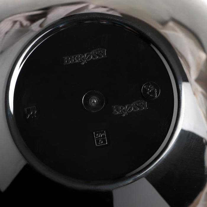 Салатник пластиковый BEROSSI «Рондо», 2 л, чёрный