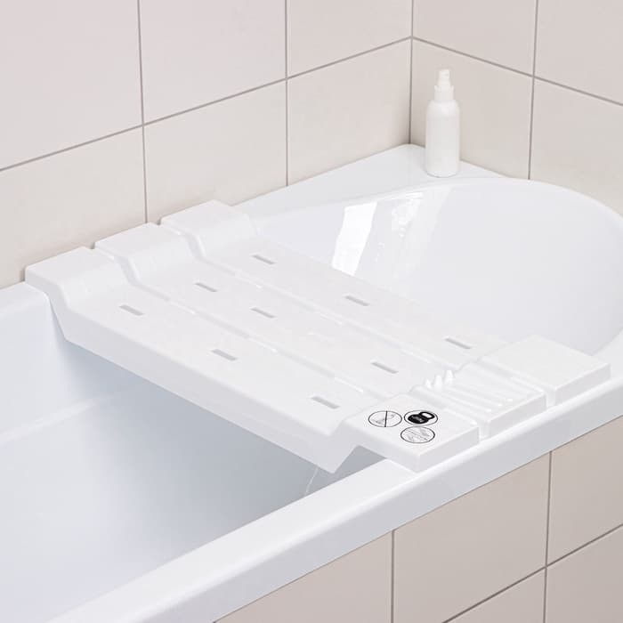 Сиденье для ванны, пластик, 68 см, белое