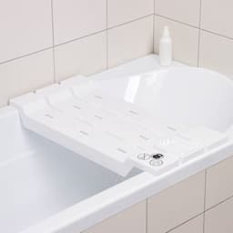 Сиденье для ванны, пластик, 68 см, белое