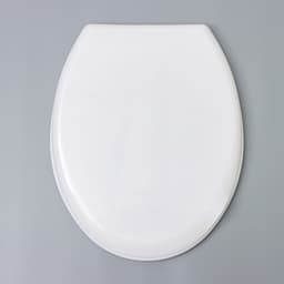 Сиденье для унитаза с крышкой, снежно-белое