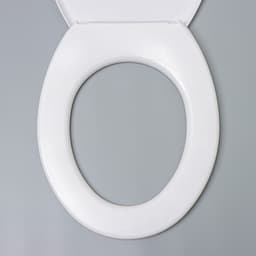Сиденье для унитаза с крышкой, снежно-белое