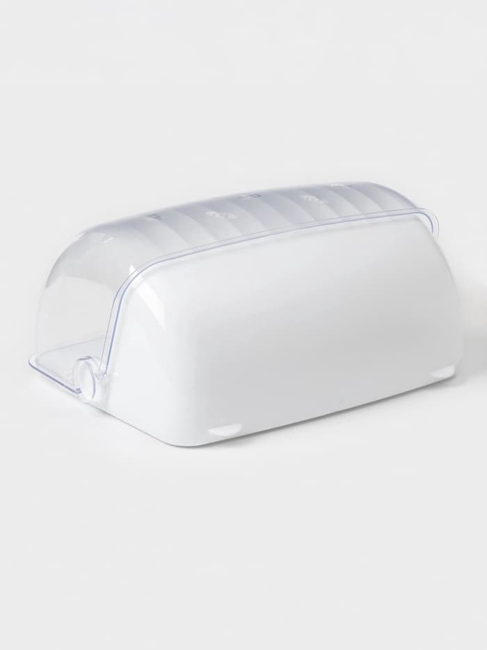 Хлебница пластиковая BEROSSI «Рондо», 34.5×27.3×16.5 см, белая