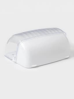 Хлебница пластиковая BEROSSI «Рондо», 34.5×27.3×16.5 см, белая