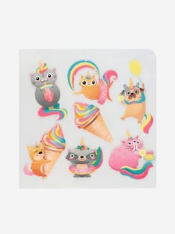 Термонаклейка «Праздничные единорожки», 19.5×21 см, 7 дизайнов