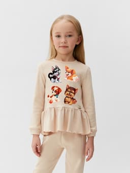 Термонаклейка «Забавные щенята», 19.5×21 см, 4 дизайна