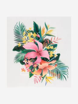 Термонаклейка «Цветы», 17.3×20 см