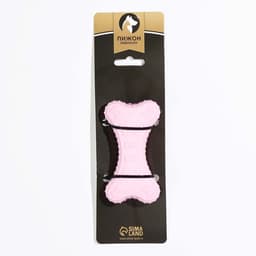 Плавающая игрушка для собак Пижон Premium «Косточки», 10.5×5.5×2 см, вспененный TPR, розовая