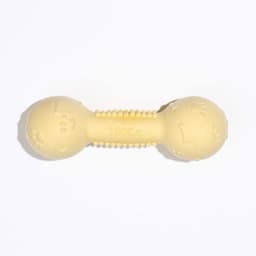 Плавающая игрушка для собак Пижон Premium «Топ-гантель», 11.5 см, вспененный TPR, жёлтая