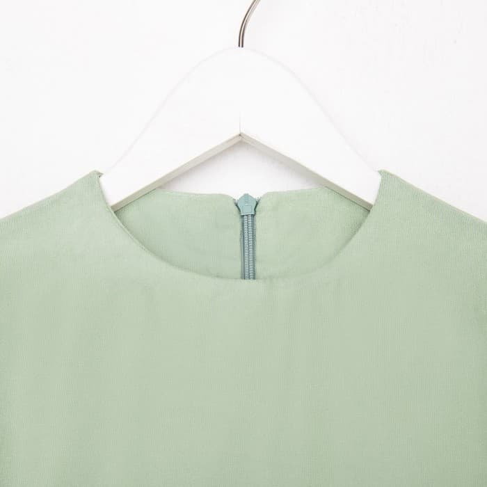 Платье для девочки MINAKU: Casual Collection, зелёное, рост 92-98 см