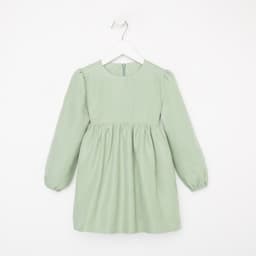 Платье для девочки MINAKU: Casual Collection, зелёное, рост 146 см