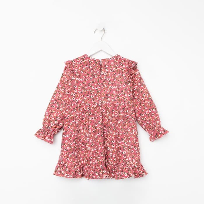 Платье для девочки KAFTAN «Цветы», розовое, рост 98-104 см