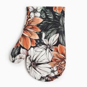 Варежка - прихватка «Этель» Meadow flower, 20×27 см, 100% хлопок, саржа 190 г/м²