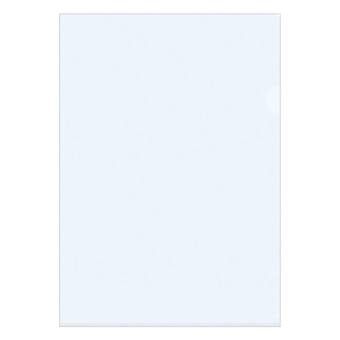 Папка-уголок А4, 150 мкм, Calligrata, прозрачная, бесцветная