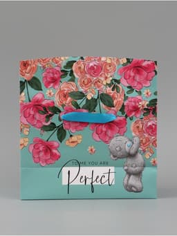 Пакет - коробка подарочный «Цветы», 28×20×13 см