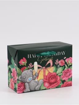 Пакет-коробка Happy Birthday, 28 × 20 × 13 см