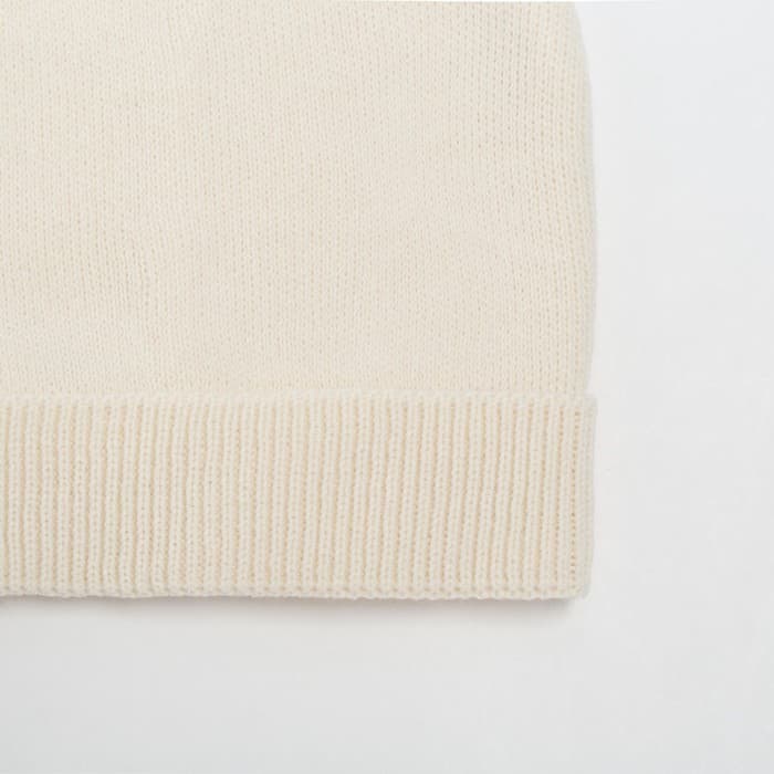 Шапка детская, цвет молочный, размер 46-50