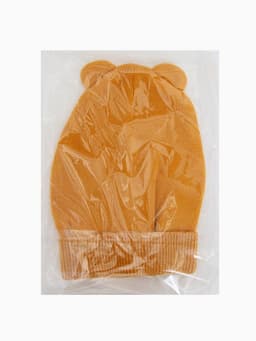 Шапка детская, размер 46-50, горчичная