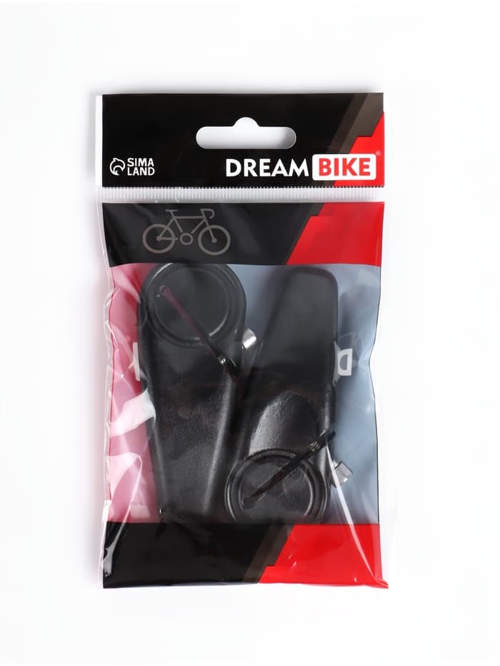 Рога на руль Dream Bike K-45, алюминий, чёрные
