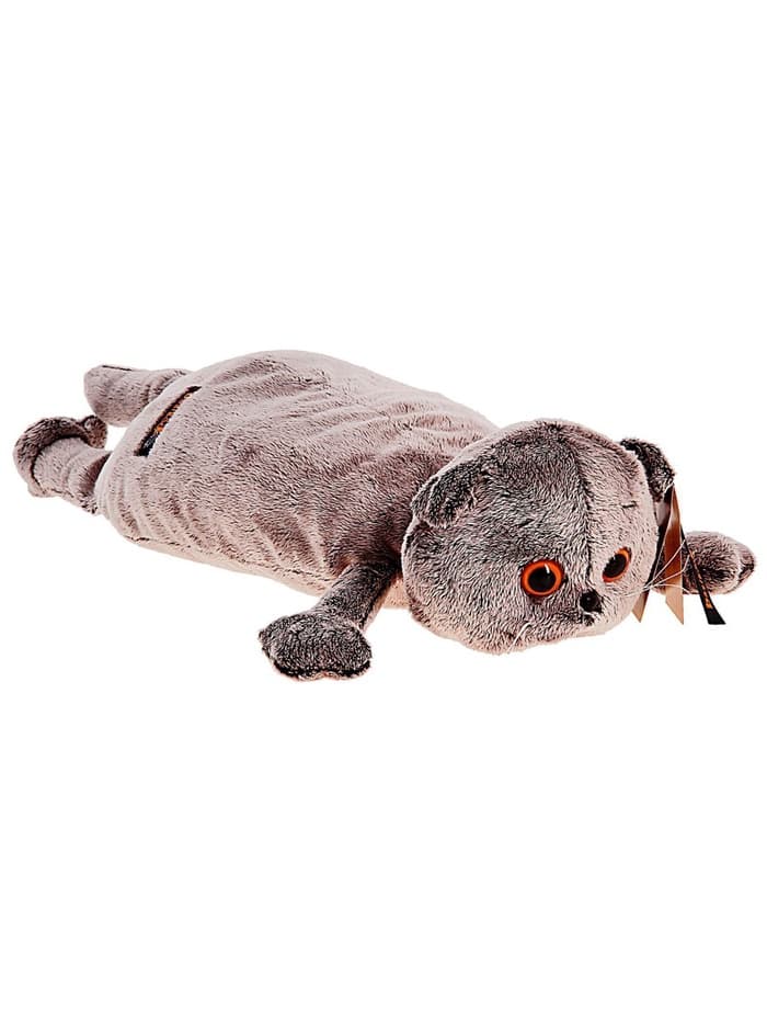 Мягкая игрушка-подушка «Кот», цвет серый, 40 см