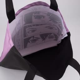 Сумка шопер «Девушка», без молнии, без подкладки, сиреневый