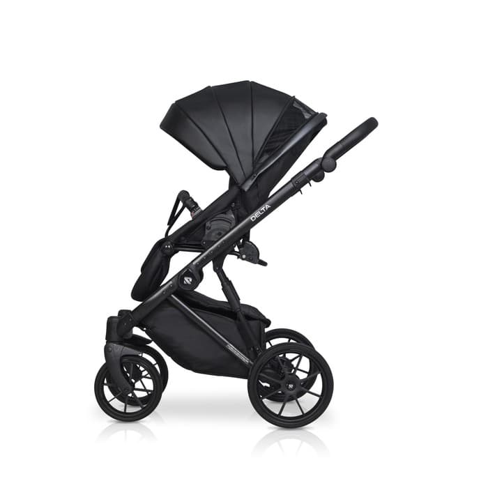 Коляска 2 в 1 Riko Delta Ecco, цвет black