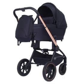 Коляска 2 в 1 Mowbaby Zoom Pu RA086, цвет Gold Black