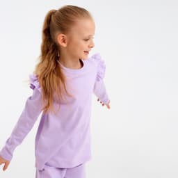 Комплект детский (джемпер, брюки) MINAKU: Casual Collection, цвет сирень, рост 104 см