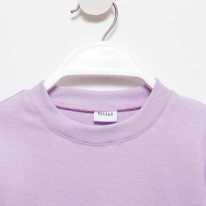 Комплект детский (джемпер, брюки) MINAKU: Casual Collection, цвет сирень, рост 104 см