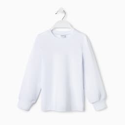 Лонгслив детский MINAKU: Basic line, белый, рост 98 см