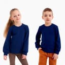 Лонгслив детский MINAKU: Basic line, тёмно-синий, рост 110 см