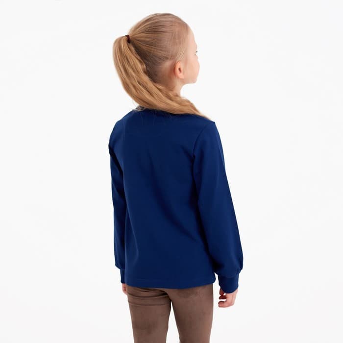 Лонгслив детский MINAKU: Basic line, тёмно-синий, рост 110 см